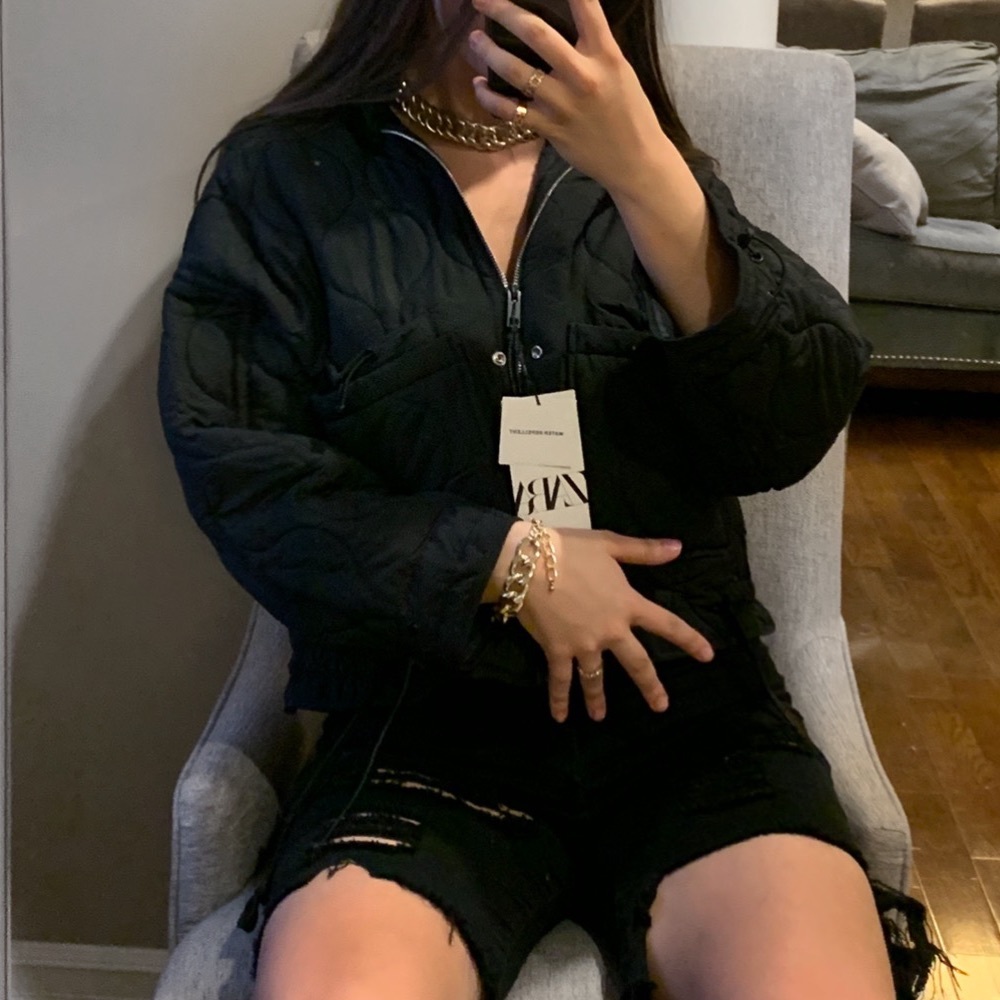 ZARA oversized puffer coat